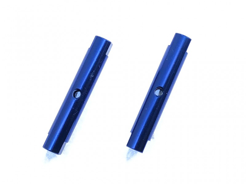 ����ߥݥ��ȥ��å�28L(ǻ�֥롼) 2������	Aluminum post  28L (Dark Blue)  2 pcs.
