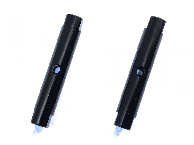 ����ߥݥ��ȥ��å�28L(�֥�å�) 2������	Aluminum post  28L (black)  2 pcs.