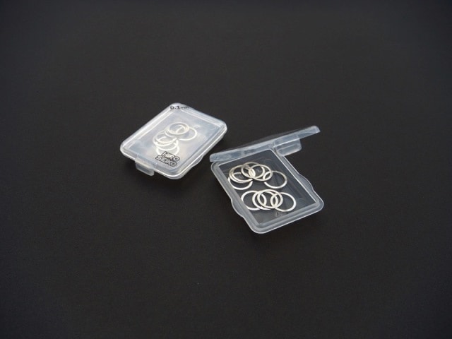 ��8mm���ƥ�쥹���ॻ�å�(0.1t/0.2t ��10����) �ѡ��ĥ�������° ��8mm Stainless steel shim Set(0.1t/0.2t Each 10 Pcs. included) Parts case included