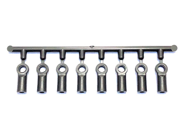 ���ߥ�5mm�ܡ����ѥ��åɥ����L�ʥ����ץ󥿥���)��8���� Tamiya Rod end for 5 mm ball L(Open type)8 Pcs.