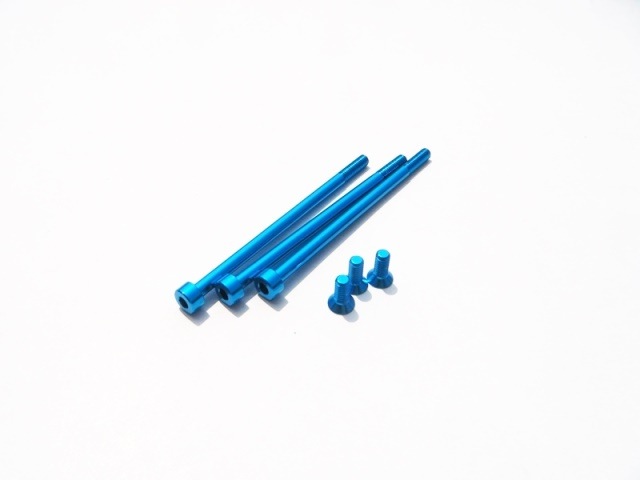 �֥饷�쥹�⡼�����ѥ���ߥ�����塼���å�REEDY S+Plus(T-Biue) Brushless motor aluminum screw Set REEDY S+Plus(T-Blue)