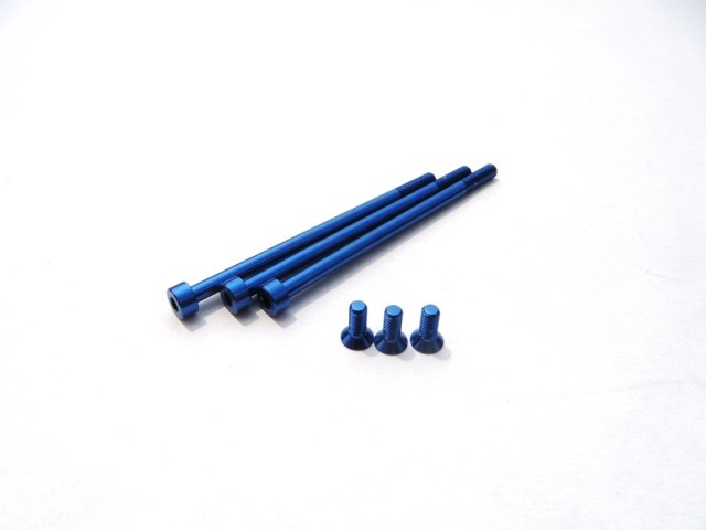 �֥饷�쥹�⡼�����ѥ���ߥ�����塼���å�REEDY S+Plus(Y-Blue) Brushless motor aluminum screw Set REEDY S+PLus(Y-Blue)