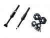 ϻ�ѥϥ�(8mm��)�ե��ɥ饤�֥���ե�(�֥�å�) ���󥷥󥰥饤������ Rear drive shaft with hexagonal hub (8 mm width)(Black) TamiyaT3-01