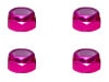 ����������ʥ�����ʥå� M3 �ʥԥ�) 4pcs Nylon nut of Aluminum thin type 3mm(Pink) 4 Pcs.