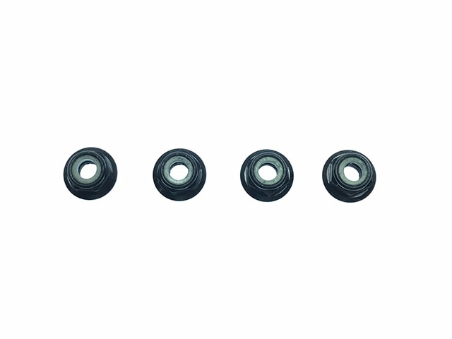 �����M4�����ե�󥸥ʥ�����ʥå�(�֥�å���4pcs M4 Aluminum Flange Lock nut thin type(Black) 4pcs