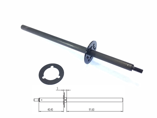 ���̥����ܥ󥢥����륷��եȡʥǥե��å����ѡ� W-GT�ѡ�Lightweight Carbon Axle Shaft W-GT