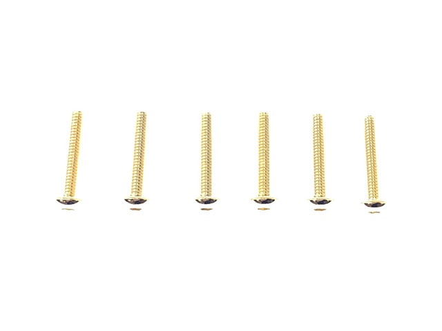 3��15�إå����ܥ���ӥ� (6pcs)��3��15 Stainless Hex Bottan Screw (6pcs) 24K Gold