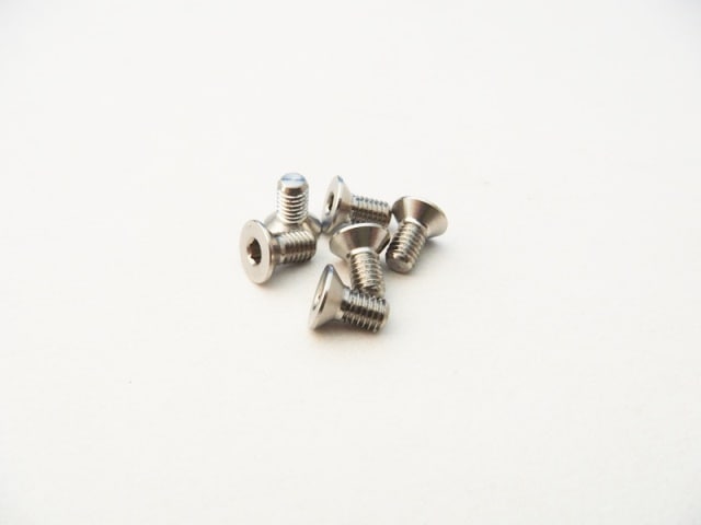 �������ں凉�ƥ�쥹�إå������ӥ���M3��5mm  (6pcs)��High Precision Machined SUS Flat Head Screw��M3��5 (6pcs)