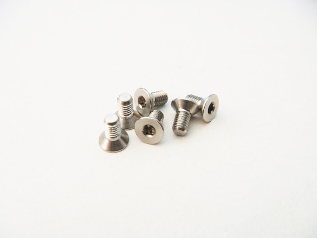 �������ں凉�ƥ�쥹�إå����ӥ���M3��6mm  (6pcs)��High Precision Machined SUS Flat Head Screw��M3��6 (6pcs)