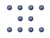 ����������ʥ�����ʥå� M2 ��ǻ�֥롼) 10pcs��M2 Aluminum Lock nut thin type (Blue) 10pcs