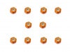 ����������ʥ�����ʥå� M2 �ʥ����) 10pcs��M2 Aluminum Lock nut thin type (Orange) 10pcs