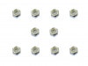 ����������ʥ�����ʥå� M2 �ʥ���С�) 10pcs��M2 Aluminum Lock nut thin type (Silver) 10pcs