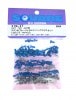 ������&�֥롼������ߥ�إå����ӥ����å� ���ߥ�TRF420�ѡ�Titanium & Blue Aluminum Hex Screw Set(Tamiya TRF420)