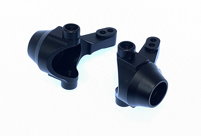 ����ߥʥå���ʥ֥�å�) ���ݥå����� ���ߥ�TT-02B�ѡ�Aluminum Front Upright (Tamiya TT-02B) Black