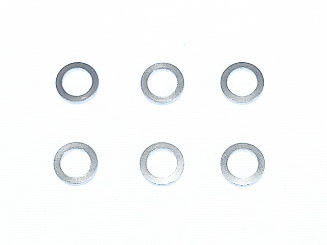 M4����ߥ��顼 ��6��4��2.0t (����С�)6�����ꡡM4 Aluminum Collar 2.0t(Silver)  6Pcs.