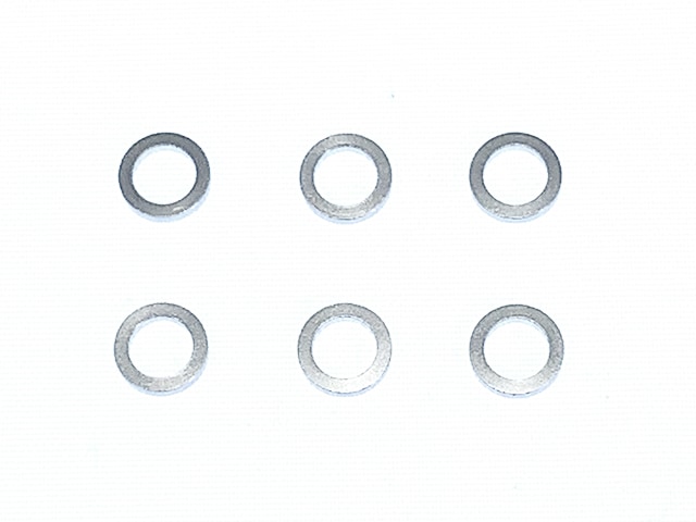 M4����ߥ��顼 ��6��4��3.0t (����С�)6�����ꡡM4 Aluminum Collar 3.0t(Silver)  6Pcs.