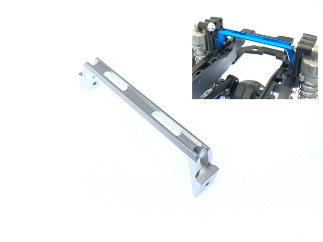 ����ߥ�䥿��С��ʥ���С�) ���ߥ�CC-02�� Aluminum Rear Towerbar (Tamiya CC-02) Silver