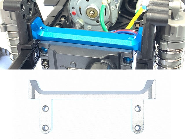 ����ߥ����ܥ��ơ��ʥ���С�) ���ߥ�CC-02�� Aluminum Servo stay (Tamiya CC-02) Silver