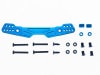 ���ߥ�GF-01/G6-01�ѥ���ߥ�����ѡ����ơ�(�֥롼)��Rear damper stay Blue(Tamiya WR-02/G6-01)