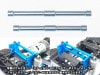 ���ߥ�CC-02�ѥ���ѡ����ơ���ơ��ʡ�(����С�)��Aluminum Damper stay Rod  F/R Set (Tamiya CC-02) Silver