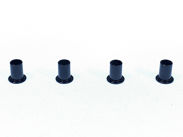 アルミフランジパイプ(4個入) タミヤ汎用 Aluminum Flange Pipe