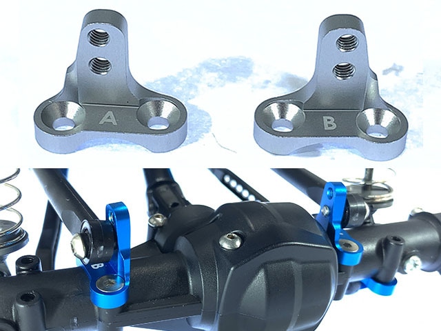 ����ߥϥ����󥰥ԥܥå�A/B���åȡʥ���С�) ���ߥ�CC-02�� Housing pivot A/B set(Tamiya CC-02) Silver