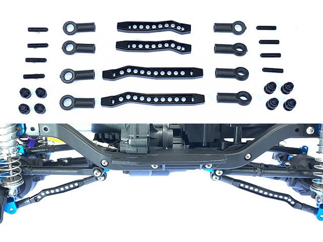 ����ߥ��������ॻ�å�(�ե����/���) ���ߥ�CC-02�� Lower arm set Front/Rear (Tamiya CC-02)
