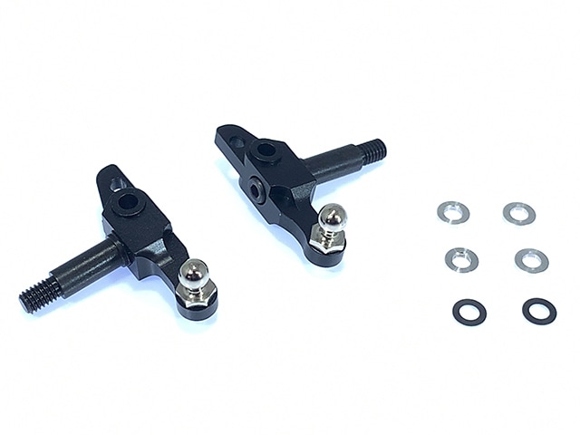 ����ߥʥå���(�֥�å�)���ȥ졼��4mm ���ߥ�DT-02/DT-03�ѡ�Aluminum Uplight (Trail 4mm)for Tamiya DT-02/DT-03 Black