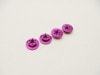 M4 졼ȥʥå (Purple) 4pcs M4 Alloy Serrated Wheel Nut-11mm (Thin type) [Purple] (4pcs)