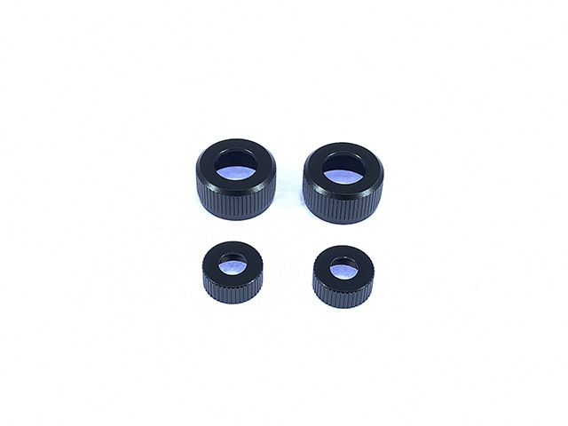 ダンパーシリンダーキャップ（バギー用)上下2個入 ブラック Damper