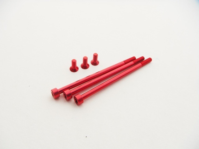 ����ߥ�����塼���å�  �襳��DX-1type-R/Reve D Abusolute1�⡼������ (Red)��Brushless motor aluminum screw Set YOKOMO DX-1(Red)