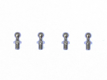 4mm�ԥ��ܡ���M3�ͥ��ʥ��ߥ�����)�������� 4mm Ball Stud M3 (TAMIYA general purpose)  4pcs