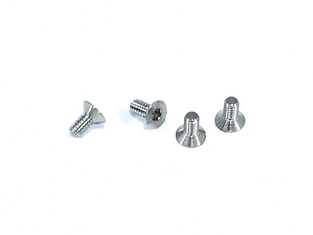 切削64チタンヘックス皿ビス M2×4mm 4pcs High Precision