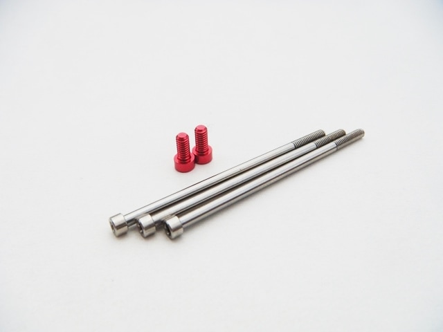 HOBBYWING  V10 G4������/����ߥ�����塼���å� (Red) Hobbywing V10 G4 Titan/Alum. Screw Set [Red]
