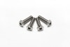 �������ں�����ץ��إåɥإå���������塼��3��12 (4pcs)  64 titanium machined low profile head screw M3 x 12 (4pcs)
