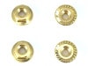����ߥե�󥸥��졼�ȥʥå�M4 (�������) 4pcs��M4 Aluminum Flange Serrate nut (Gold) 4pcs