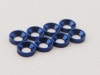 M2߻å㡼ǻ֥롼)8pcs M2 Washer for countersunk screw (Blue) OD4.6mm  8pcs