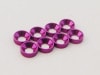 M2߻å㡼ʥѡץ)8pcs M2 Washer for countersunk screw (Purple) OD4.6mm  8pcs