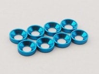 M2����߻���å��㡼�ʥ饤�ȥ֥롼)��8pcs M2 Washer for countersunk screw (Light Blue) OD4.6mm  8pcs