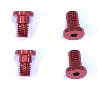 ����ߥ��ѡ��������ӥ��ʥ�å�)��4pcs��48/64�ԥå��ѡ�Aluminum Spur gear Fixing screw (Red) for  48/64pitch 4pcs