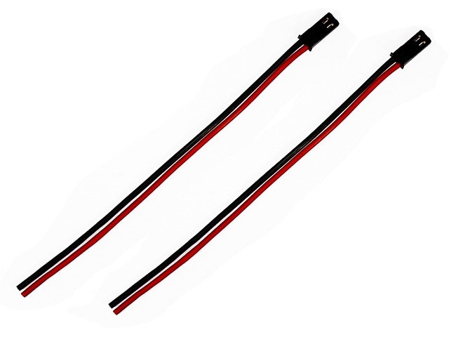 BEC���ͥ����� (����)���ϥ����� 120mm���ꥳ�󥳡���20AWG�� 2pcs��BEC Connecter (male) Black  120mm silicon cord 2pcs