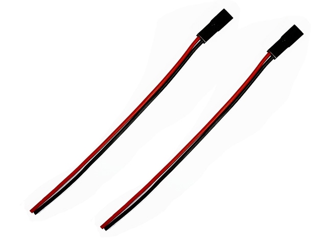 BEC���ͥ����� (�᥹)���ϥ����� 120mm���ꥳ�󥳡���20AWG�� 2pcs��BEC Connecter (female) Black  120mm silicon cord 2pcs