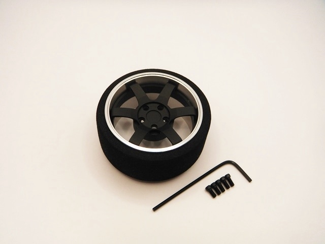 ߥƥ󥰥ۥ Racing 6  (F֥å/)Aluminum Steering Wheel Racing 6 (F-Black/Chrome)