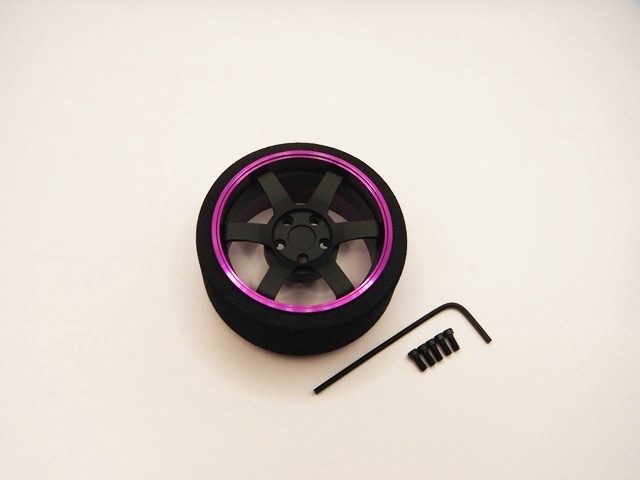 ߥƥ󥰥ۥ Racing 6  (F֥å/ѡץ)Aluminum Steering Wheel Racing 6 (F-Black/Purple)