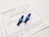 ����ߥ�����Хå��륻�å� M3��18 (Y-Blue) 2pcs��Aluminum TurnBackle Set  3x18mm (Y-BLue)2pcs