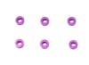 M2.6ߥ顼2.0tʥѡץ)6pcsM2.6 Aluminum Spacer 2.0t (Purple) 6pcs