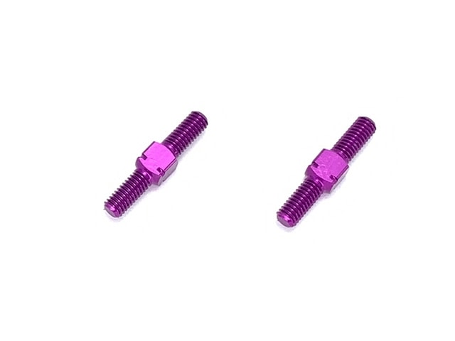 70-75������ߥ󥿡���Хå���M3��18mm(�ѡ��ץ�)	70-75Duralumin turnbuckle M3��18mm(Purple)
