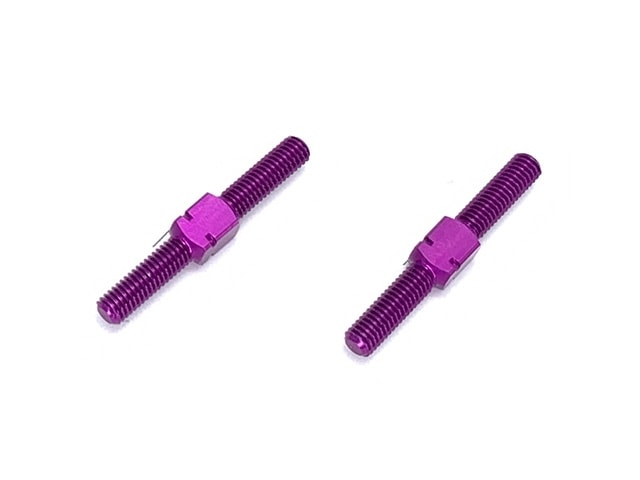 70-75������ߥ󥿡���Хå���M3��25mm(�ѡ��ץ�)	70-75Duralumin turnbuckle M3��25mm(Purple)