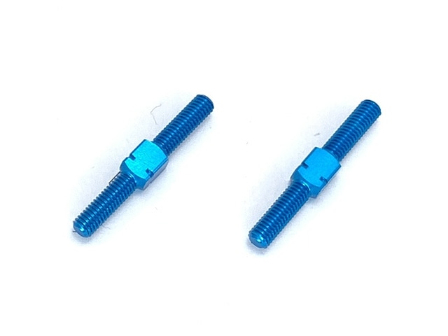 70-75������ߥ󥿡���Хå���M3��25mm(�饤�ȥ֥롼)	70-75Duralumin turnbuckle M3��25mm(Light blue)