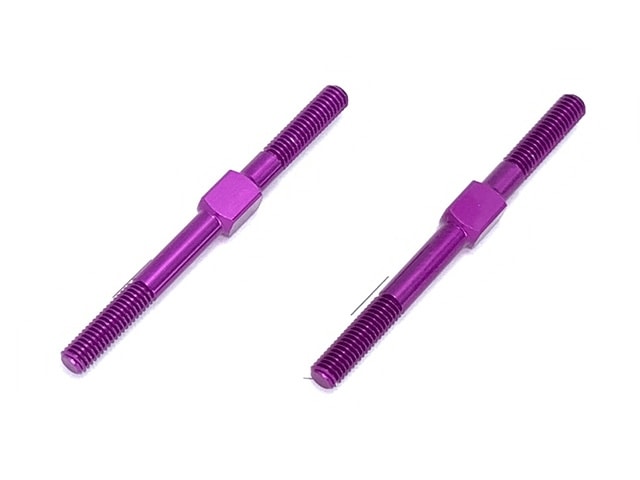 70-75������ߥ󥿡���Хå���M3��40mm(�ѡ��ץ�)	70-75Duralumin turnbuckle M3��40mm(Purple)